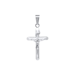 Sterling Silver Crucifix Pendant, 15