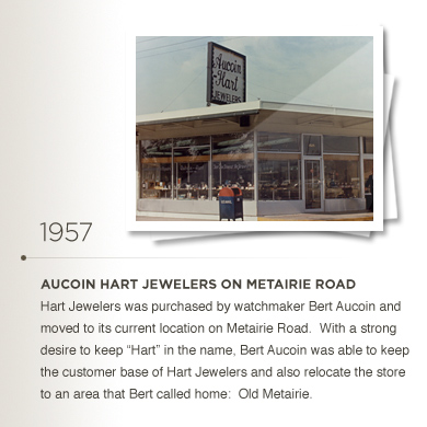 1957 Aucoin Hart Jewelers On Metairie Road