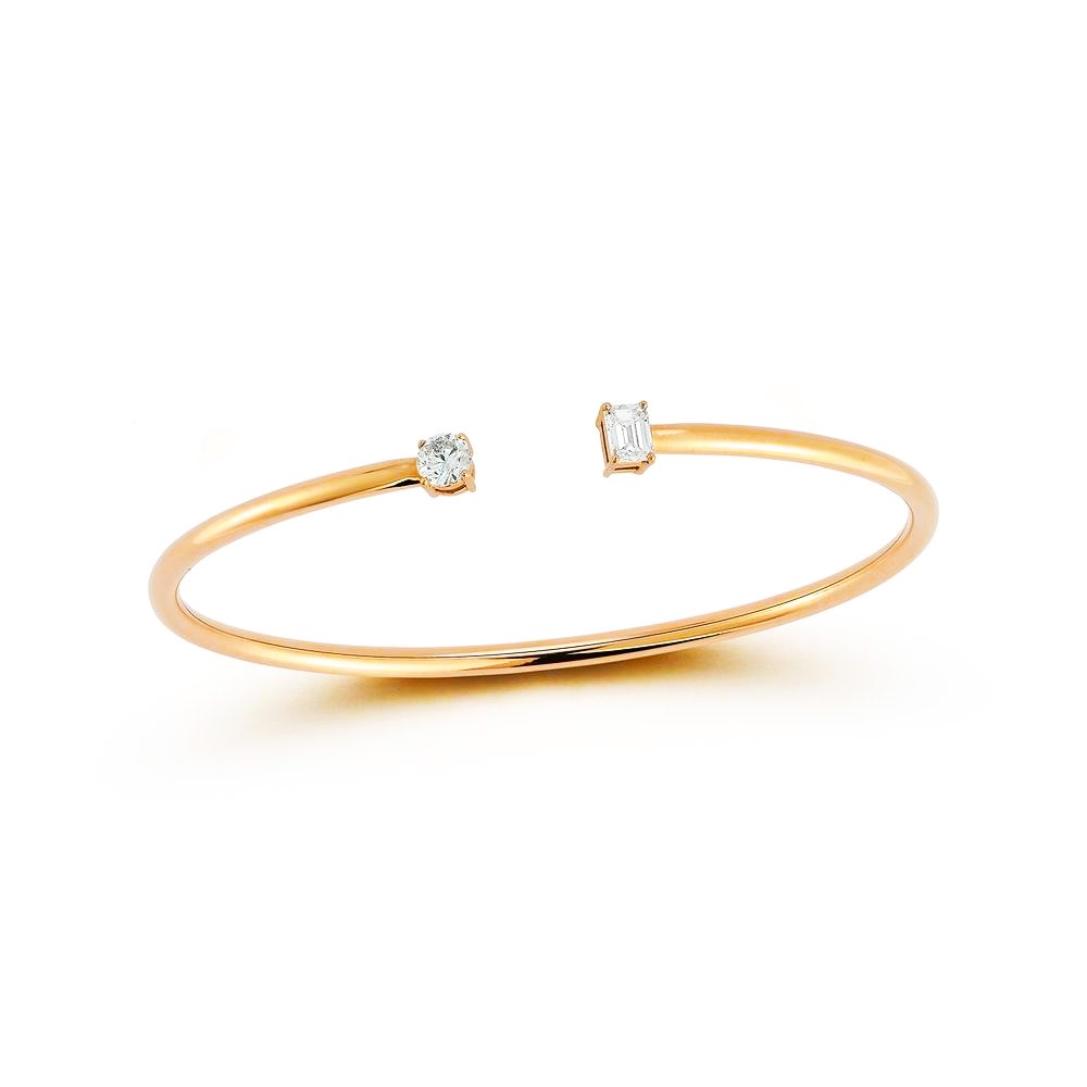 Amazon.com: Simple Gold Plated Hammered Clear Triangle Shape Stone Like  Charm Bangle Bracelet Elegant Cute Unique Stunning Style Pretty jewerly  Perfect for Any Occasion HEIDYI03561 : Clothing, Shoes & Jewelry