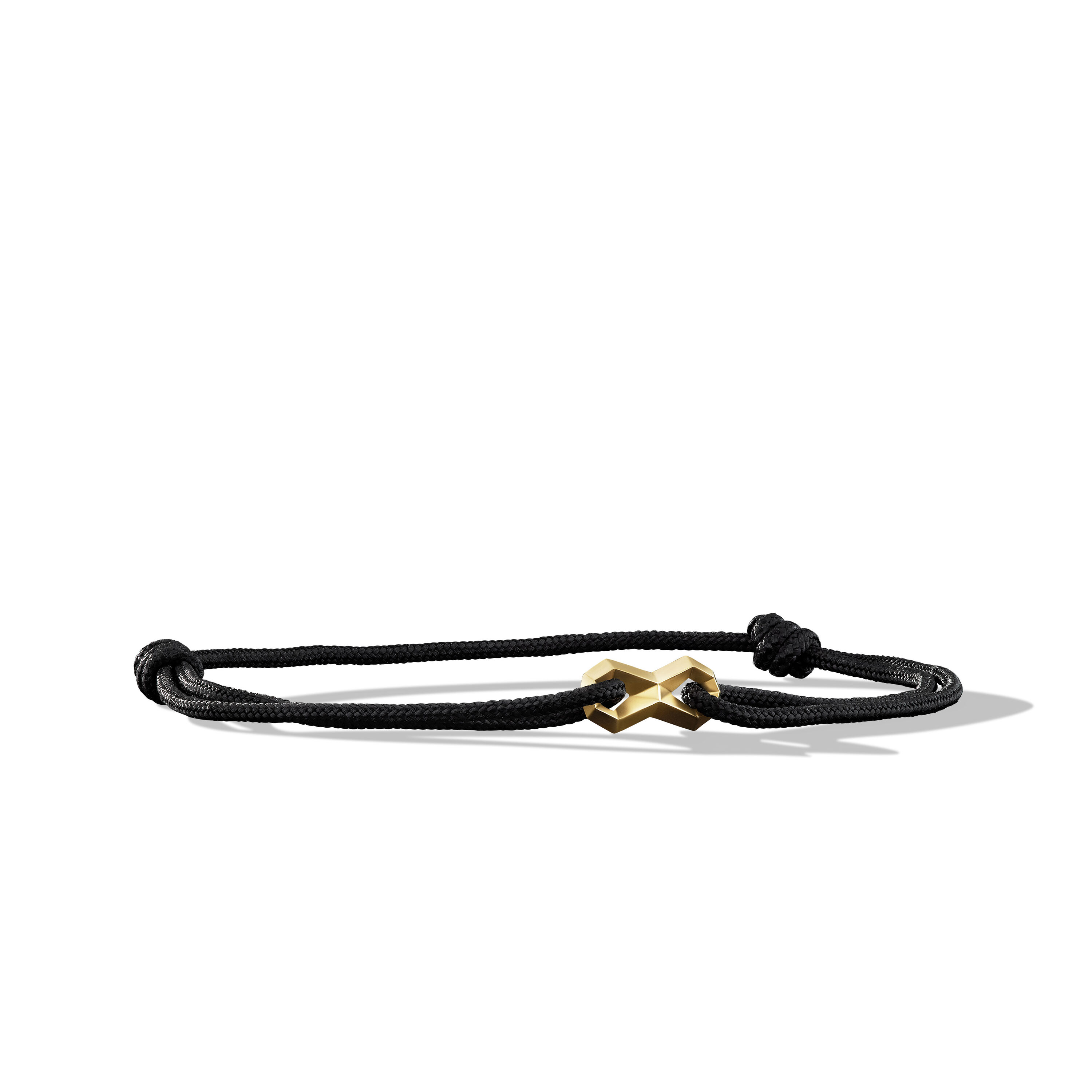 David Yurman Spiritual Beads Bracelet with Black Onyx and 18K Yellow Gold, 4mm Men's Size Medium