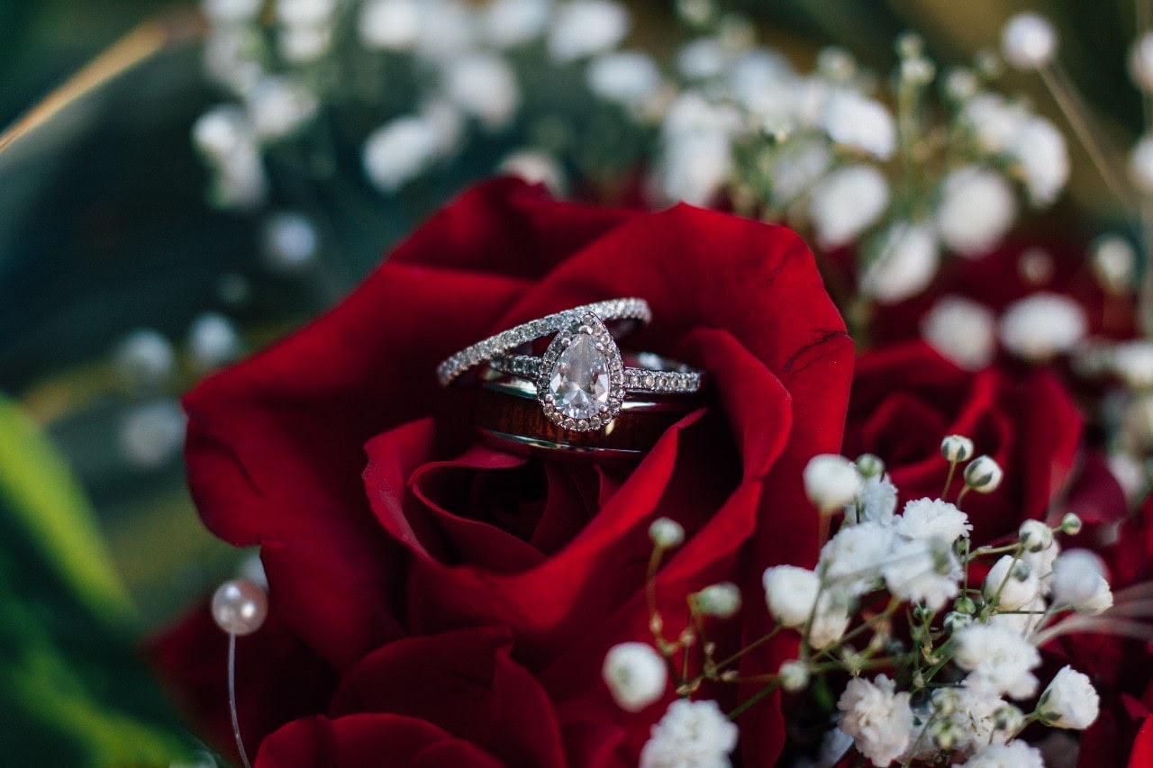 Custom Engagement Ring and Wedding Band