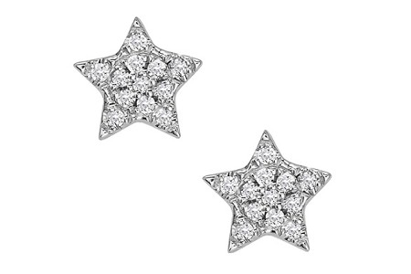 diamond star studs