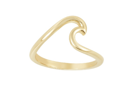 A distinctive yellow gold Aucoin Hart ring, available at Aucoin Hart Jewelers.