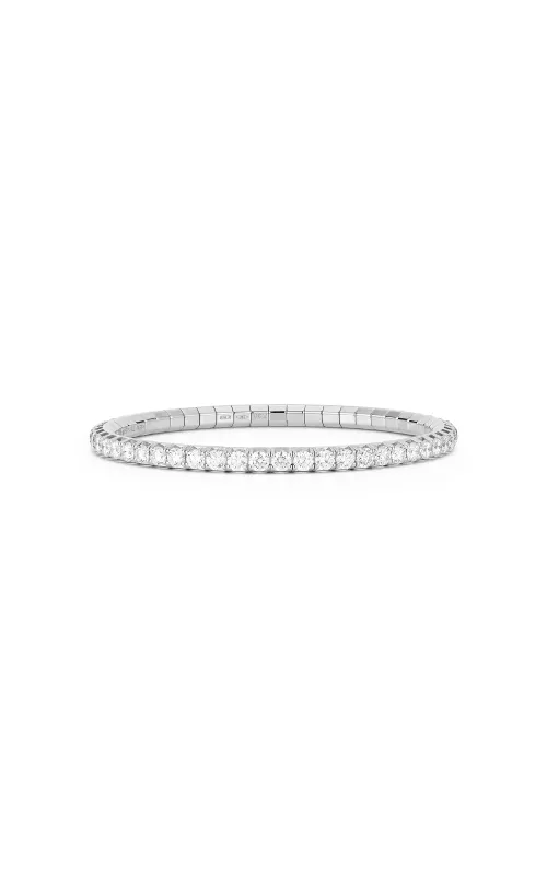 18K White Gold 7.35ct Diamond Extensible Tennis Bracelet