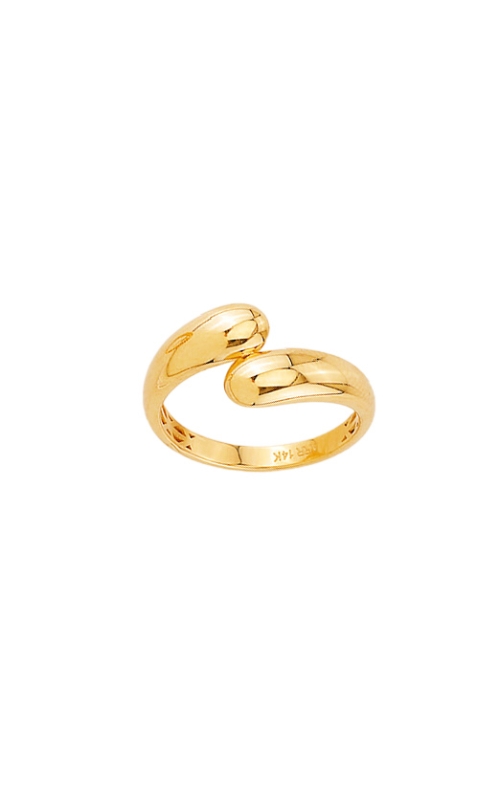 14K Yellow Gold Bypass Ring