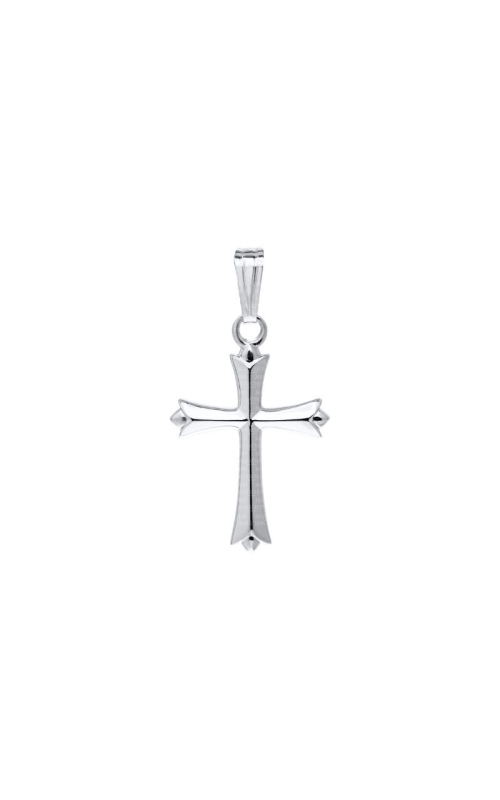 Sterling Silver Babies Cross Pendant, 15