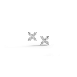 DIAMOND X STUD EARRINGS 150-16031