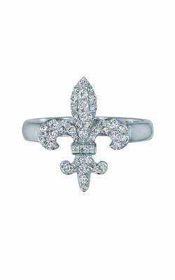 0.39CT Fleur de Lis Diamond Ring
