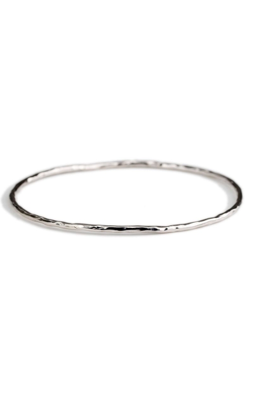 Classico Hammered Bangle in Sterling Silver