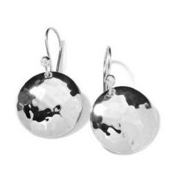 Classico Hammered Dome Earrings 646-00138