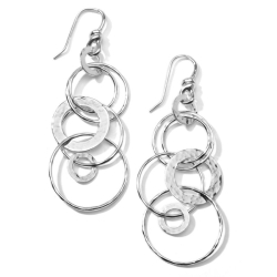 Classico Hammered Jet Set Earrings 645-01554