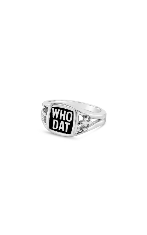 Sterling Silver Who Dat Ring