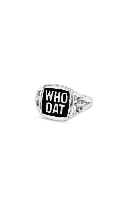 Sterling Silver Who Dat Ring