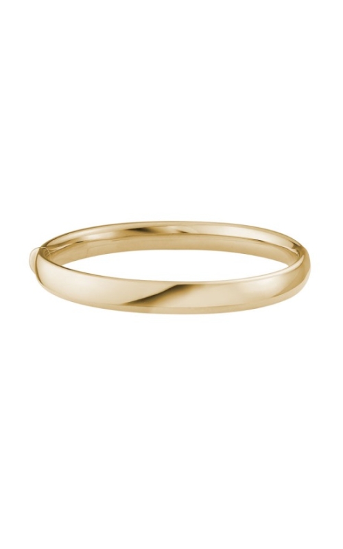 14K Yellow Gold 8mm Bangle Bracelet