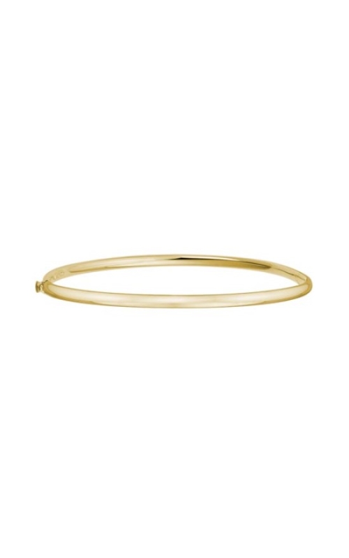 14K Yellow Gold 3.25mm Bangle Bracelet